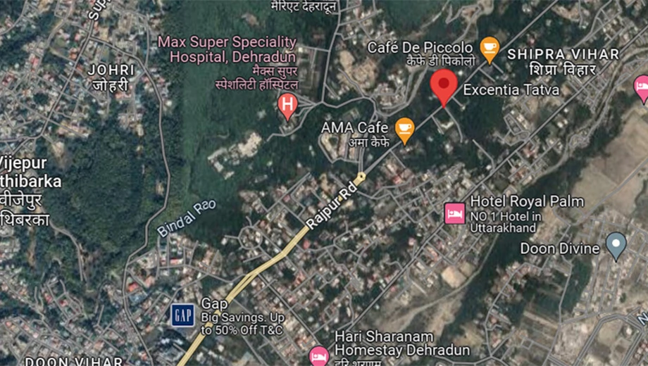 Location of Excentia Tatva - Image 415989