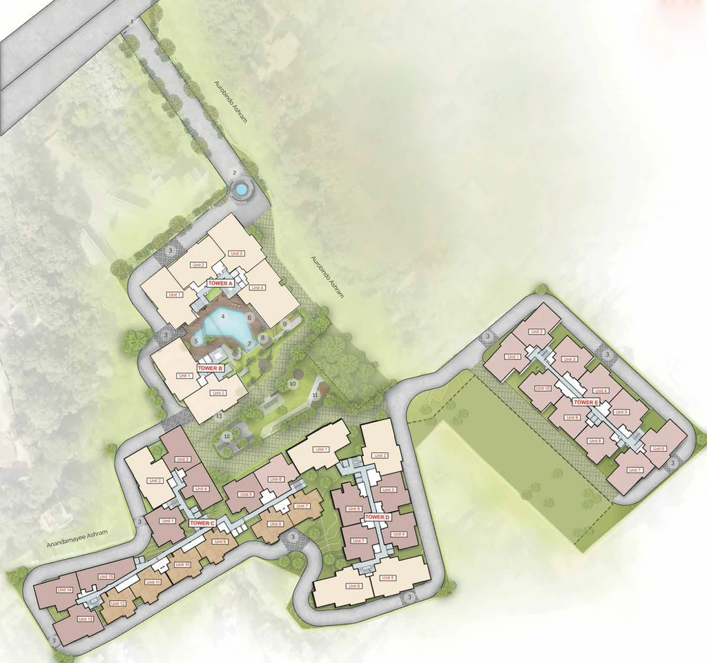 Master Plan of Excentia Tatva in Rajpur Road, Dehradun - Image 415992