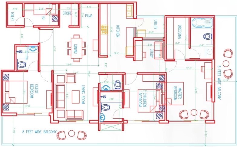 3 BHK Flat in Shree Anad Vivanta in Haridwar Road, Dehradun - Image 923670