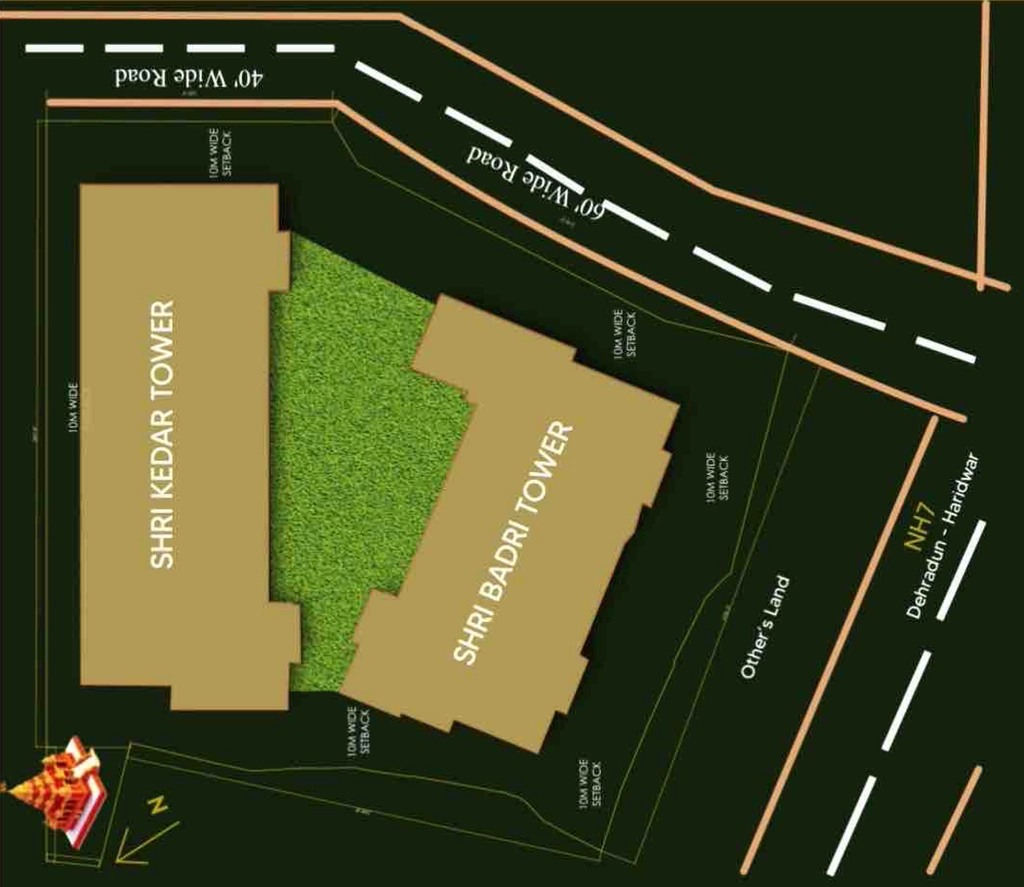Master Plan of Shree Anad Vivanta in Haridwar Road, Dehradun - Image 416016