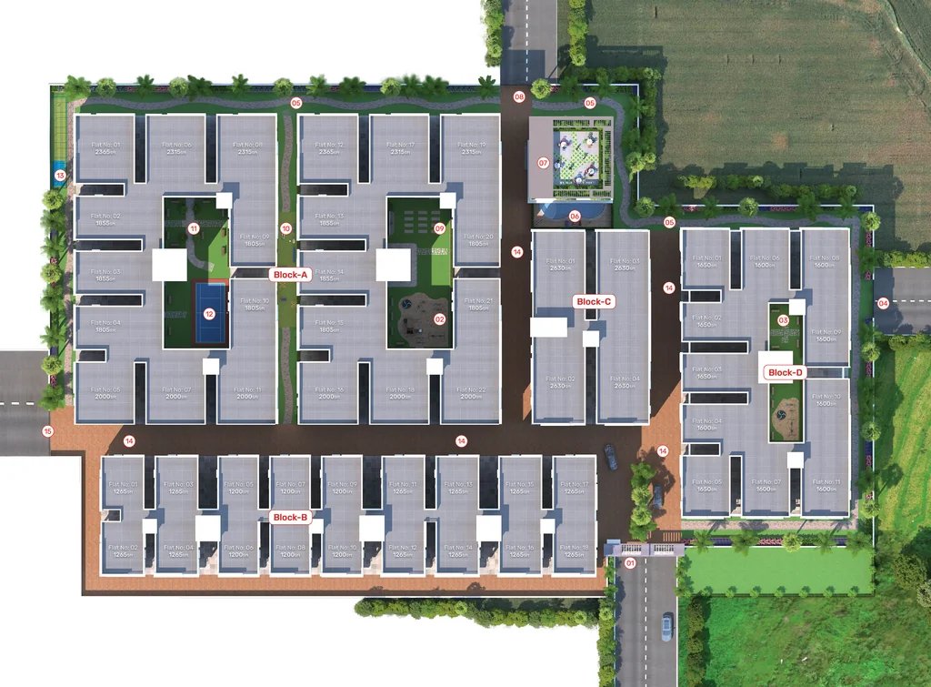 Master Plan of PVR Elite in Kanuru, Vijayawada - Image 416047