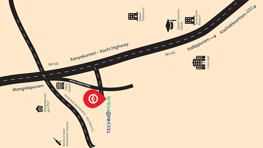Location of Vfive Technopolis - Image 416061