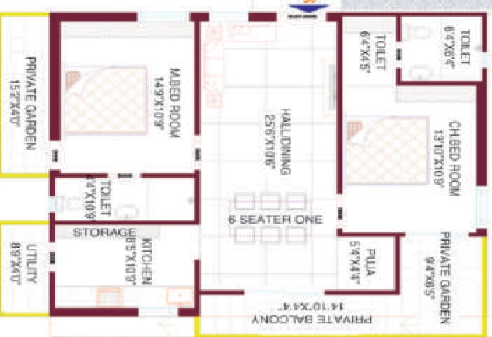 2 BHK Flat in PVR Koteswara Classic in Poranki, Vijayawada - Image 923691