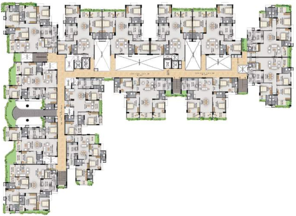 Floor Plan of Veegaland Lluvia Garden in Oruvathilkotta, Thiruvananthapuram - Image 416101