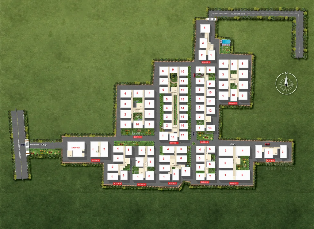 Master Plan of PVR Megha Icon in Tadepalli, Vijayawada - Image 416110