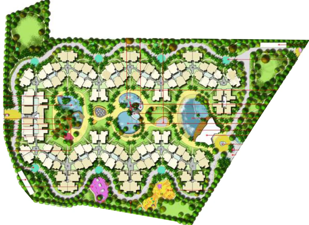 Master Plan of Sankalp Central Park in Yadavagiri, Mysore - Image 416136
