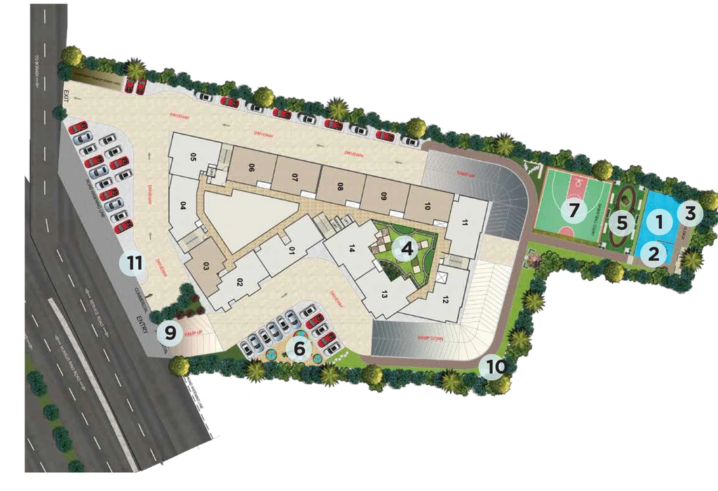 Master Plan of Sowparnika The Landmark in Vijayanagar, Mysore - Image 416150
