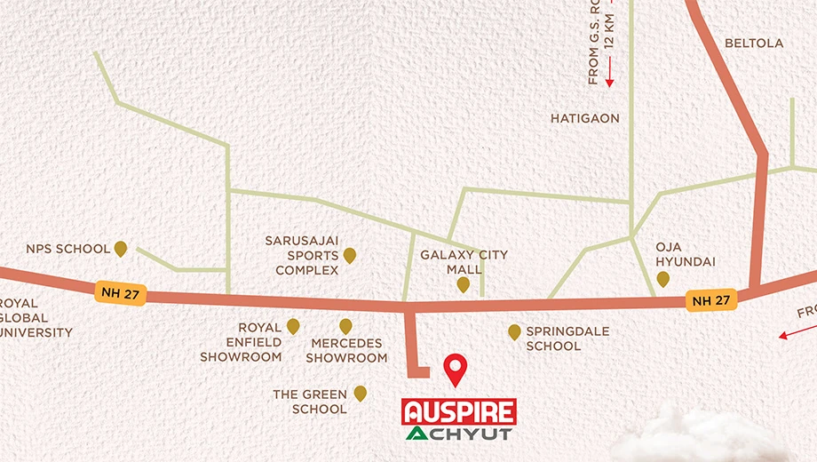 Location of Auspire Achyut - Image 416306