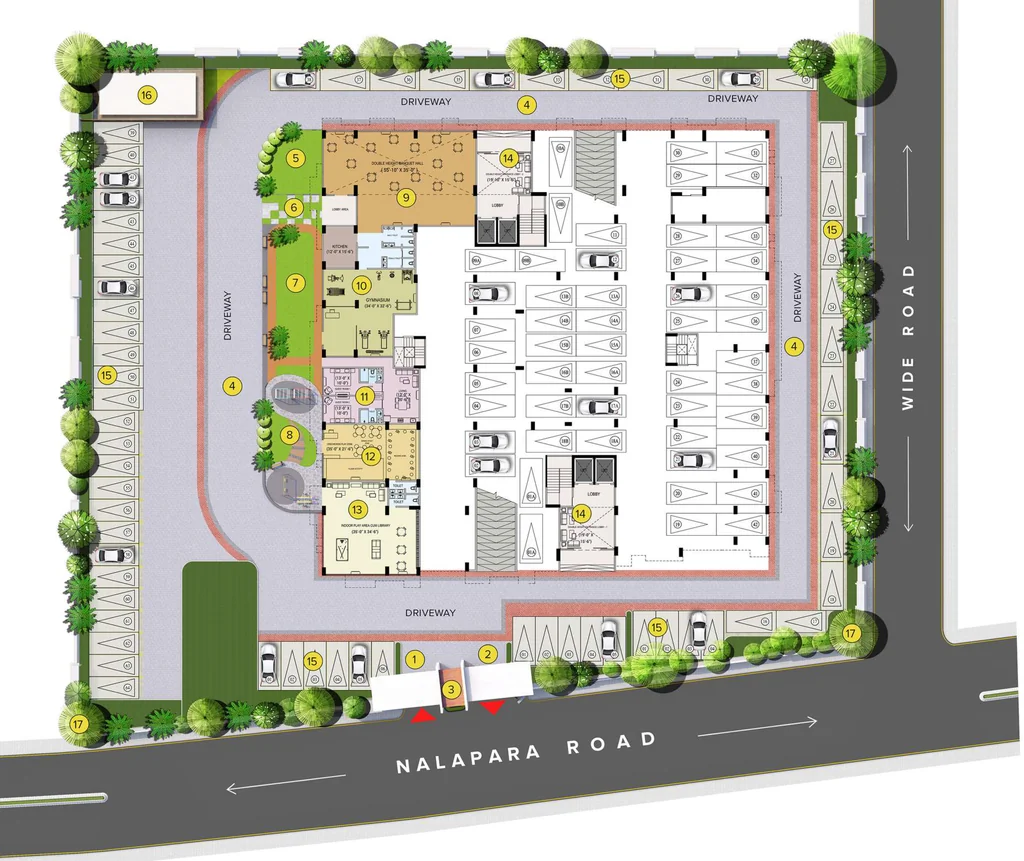 Master Plan of Auspire Achyut in Nalapara, Guwahati - Image 416308