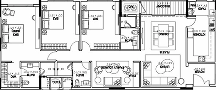 3 BHK Flat in Appaswamy Kamadhenu in Mylapore, Chennai - Image 923752