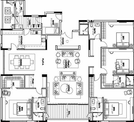 4 BHK Flat in Appaswamy Kamadhenu in Mylapore, Chennai - Image 923756