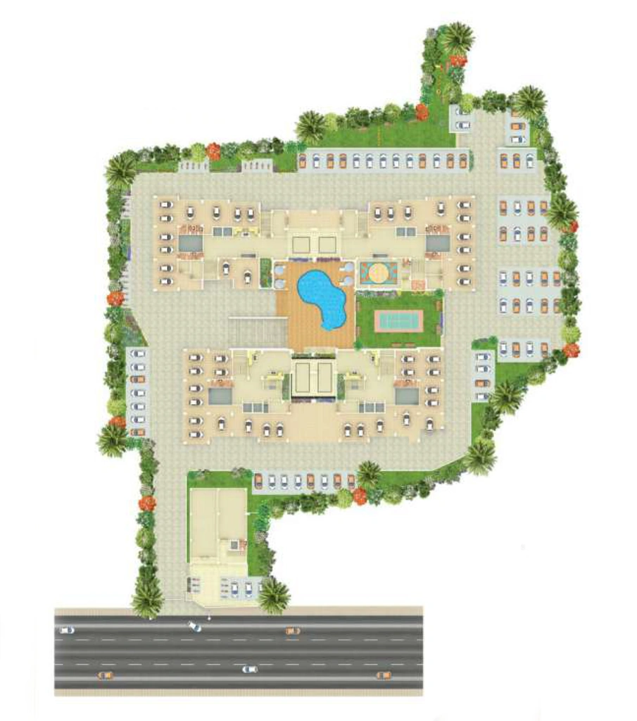 Master Plan of Pragjyotish Piya Towers in VIP Road, Guwahati - Image 416714