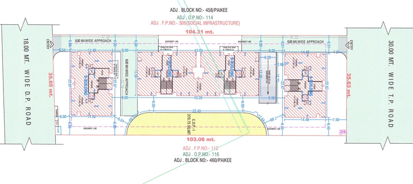 Master Plan of Vardan Heights in Mota Varachha, Surat - Image 416251
