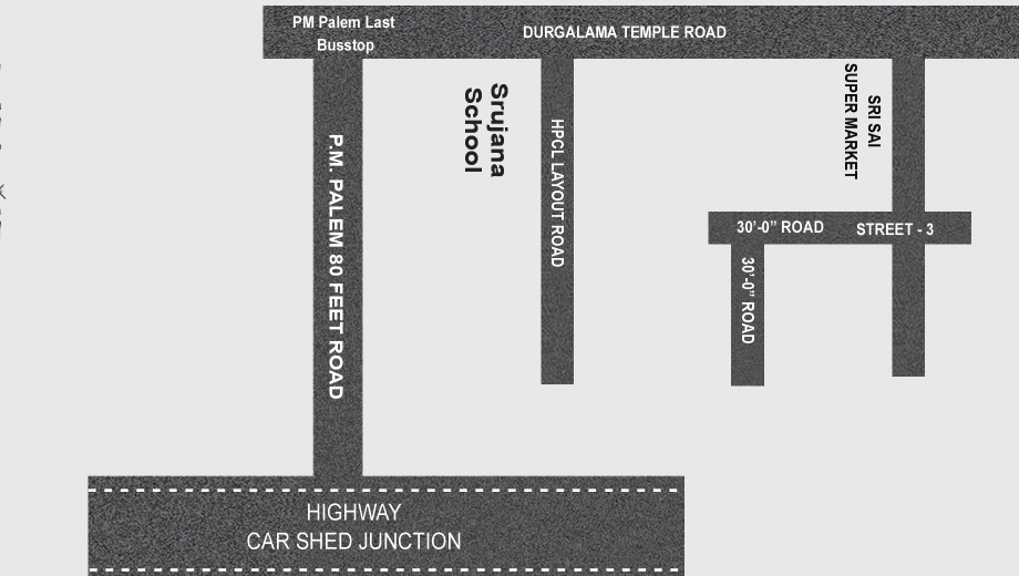 Location of JJ Bricks Amrutha Nivas in Pothinamallayya Palem, Visakhapatnam - Image 416277