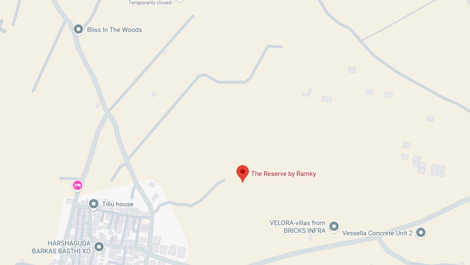 Location of Ramky The Reserve in Mankhal, Hyderabad - Image 416315