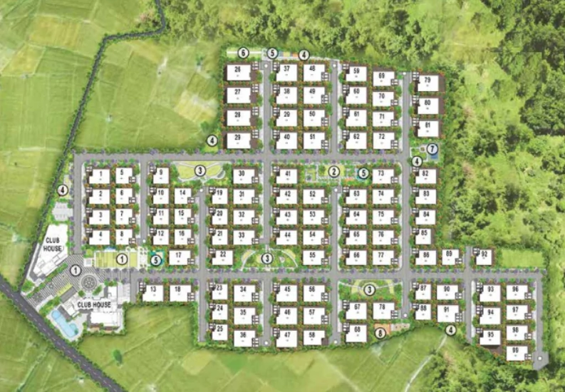 Master Plan of Ramky The Reserve in Mankhal, Hyderabad - Image 416316
