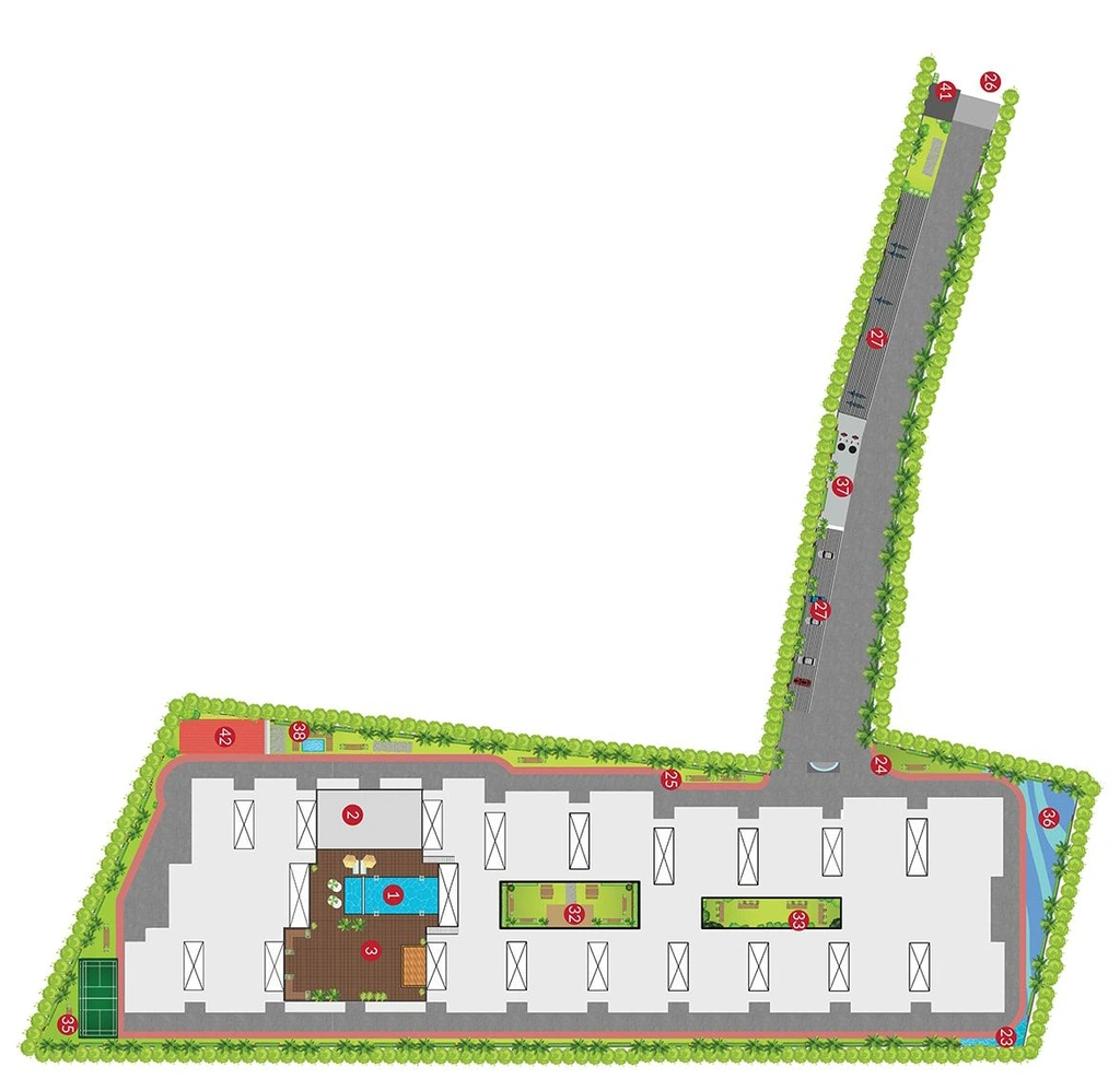 Master Plan of Sardar Empire 101 in Sheela Nagar, Visakhapatnam - Image 416347