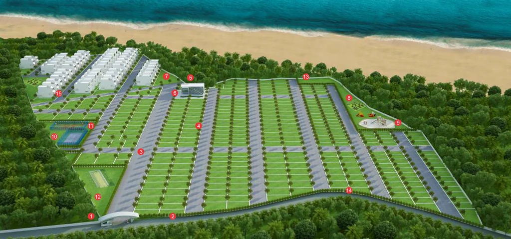 Master Plan of SVN Bay Park Beachfront in Bhogapuram, Visakhapatnam - Image 416365