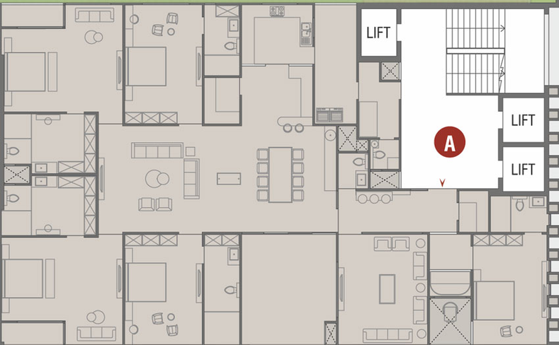 Floor Plan of Venus Pashmina in Bodakdev, Ahmedabad - Image 26800
