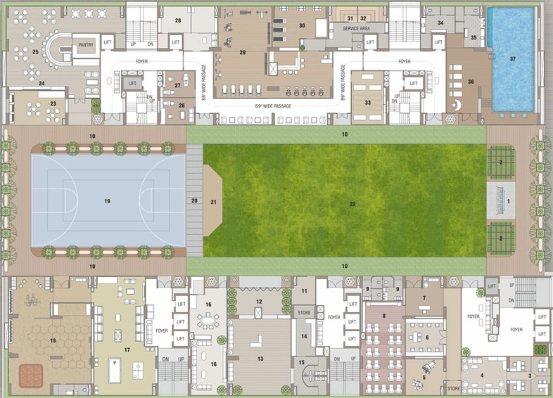 Master Plan of Venus Pashmina in Bodakdev, Ahmedabad - Image 26801
