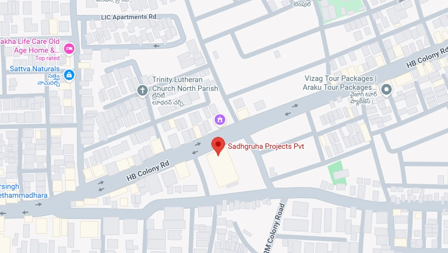 Location of Sadhgruha Sukeerthi Sea Green Homes in Bhogapuram, Visakhapatnam - Image 416409