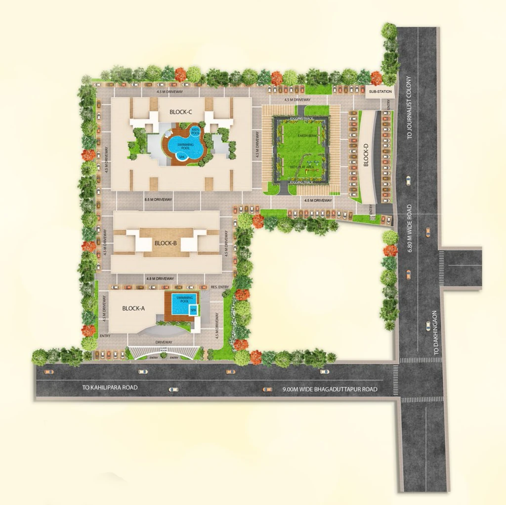 Master Plan of Pragjyotish Piya Exotica in null, Guwahati - Image 416706