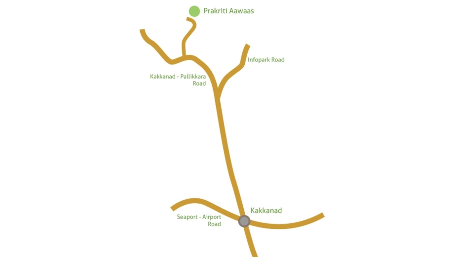 Location of Prakriti Aawaas - Image 416496