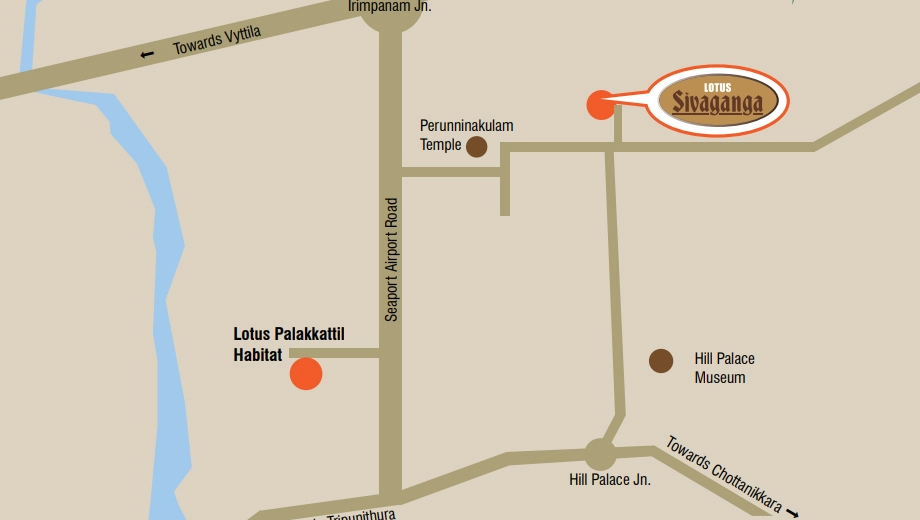 Location of Lotus Sivaganga - Image 416504
