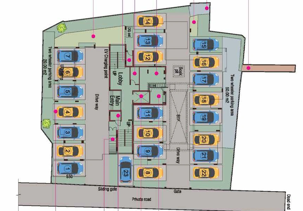 Master Plan of Lotus Keralavilasam Palace in Thrippunithura, Kochi - Image 416527