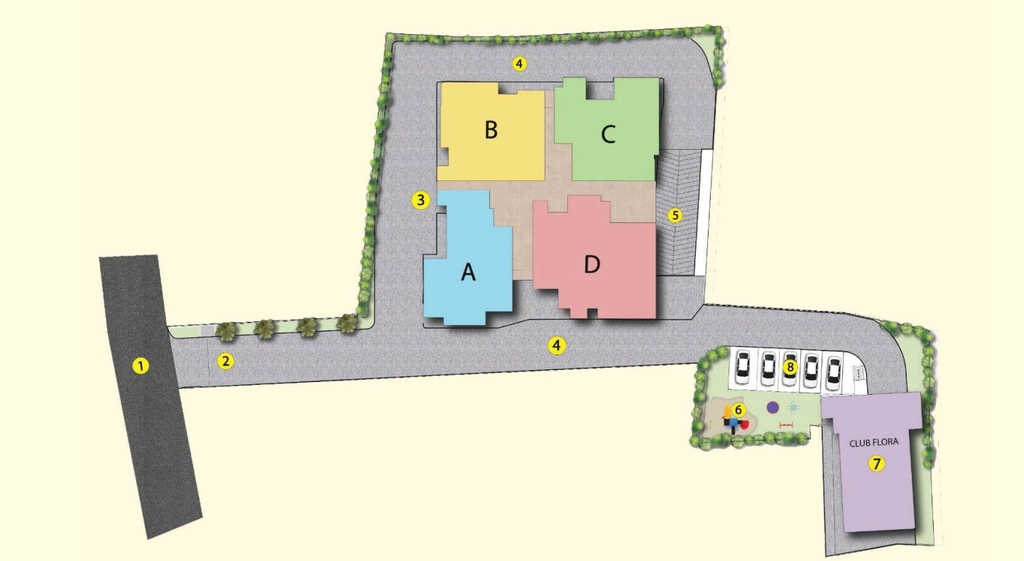 Master Plan of Veegaland Flora in Edappally, Kochi - Image 416543