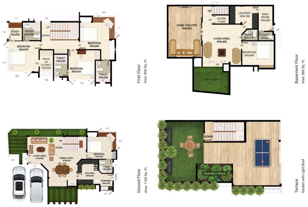 5 BHK House/Villa in ClaySys Heights in Kakkanad, Kochi - Image 923929