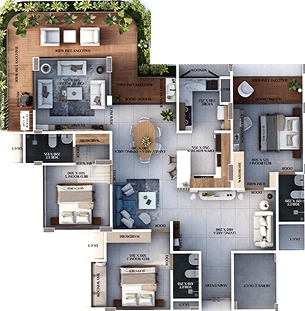 3 BHK Flat in ClaySys Highlands in Pallikkara, Kochi - Image 923938