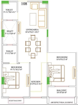 2 BHK Flat in Shri Balaji Heights 7 in Ajmer Road, Jaipur - Image 923945