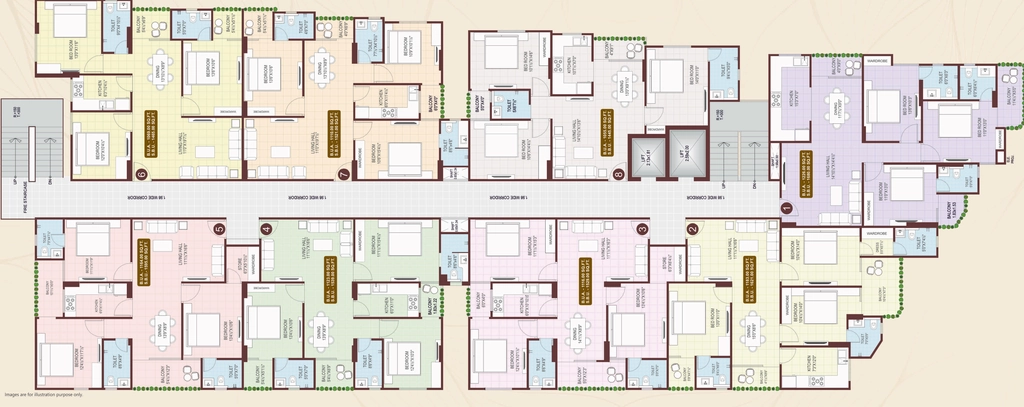 Floor Plan of Balaji Urban Height in Mansarovar, Jaipur - Image 416605