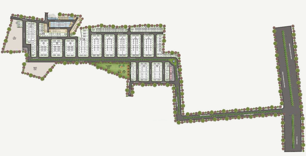 Master Plan of KGK Infiniti Homes in Ajmer Road, Jaipur - Image 416613