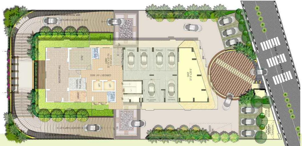 Master Plan of CKD Heights in Gandhi Path, Jaipur - Image 416624
