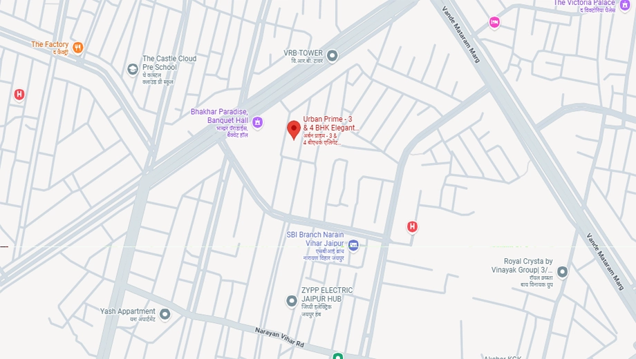 Location of Shubh Nivesh Balaji Urban Prime in Manyawas, Jaipur - Image 416635