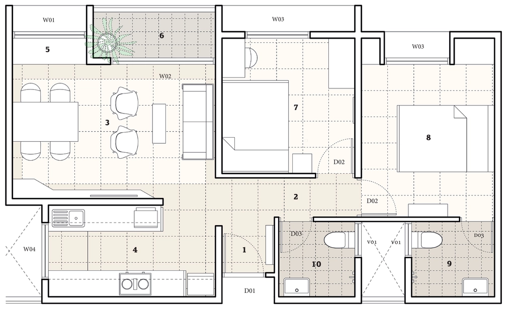 2 BHK Flat in Avani by Mysuru Community Biosphere in Udbur, Mysore - Image 923971