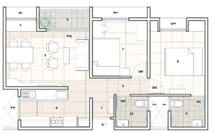 2 BHK Flat in Avani by Mysuru Community Biosphere in Udbur, Mysore - Image 923972