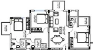 3 BHK Flat in Foundations Dhiya in Rajarajeshwari Nagar, Mysore - Image 923986