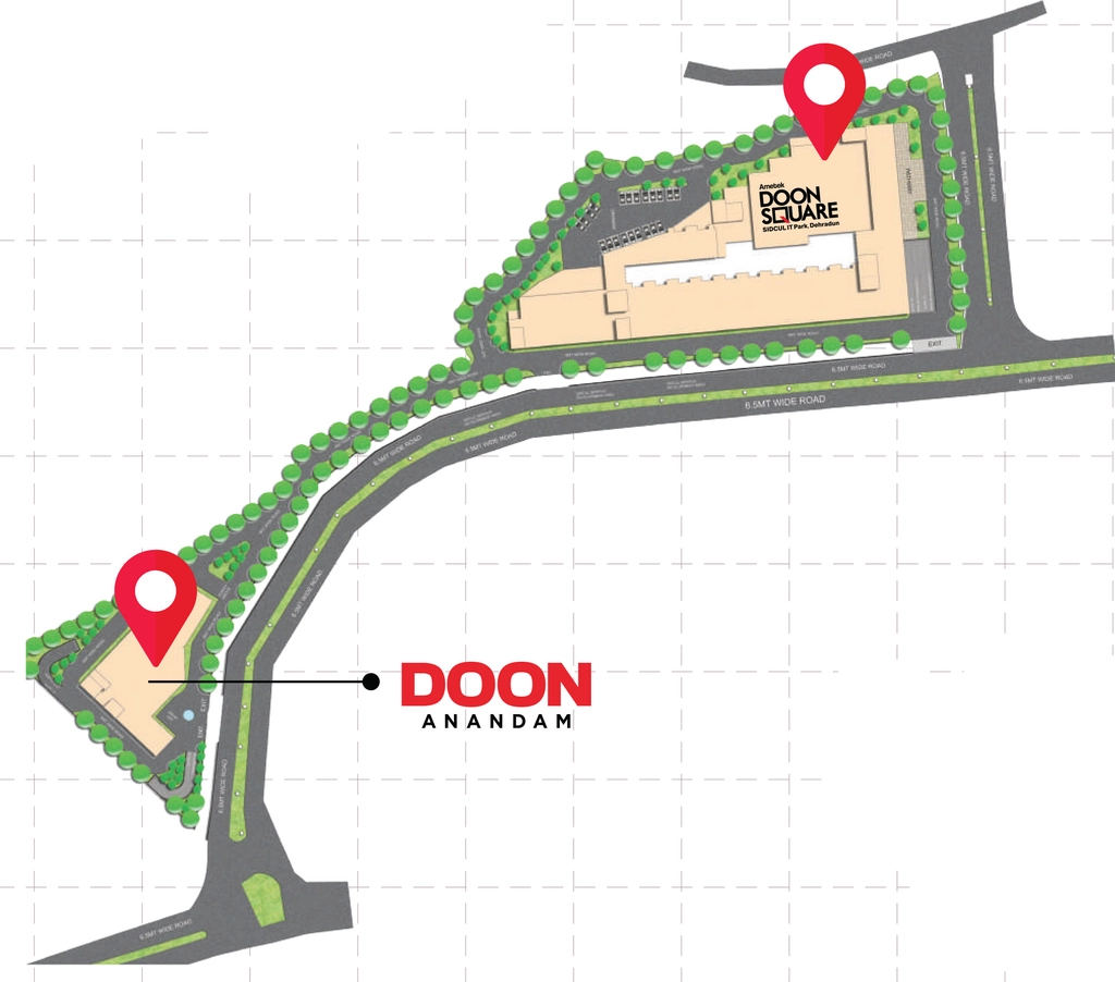 Master Plan of Ametek Doon Square in Sahastradhara Road, Dehradun - Image 416737