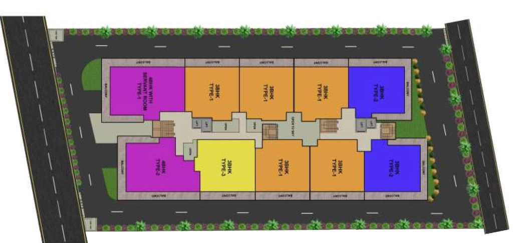 Master Plan of Avenue Jewel Sapphire in Dalanwala, Dehradun - Image 416803