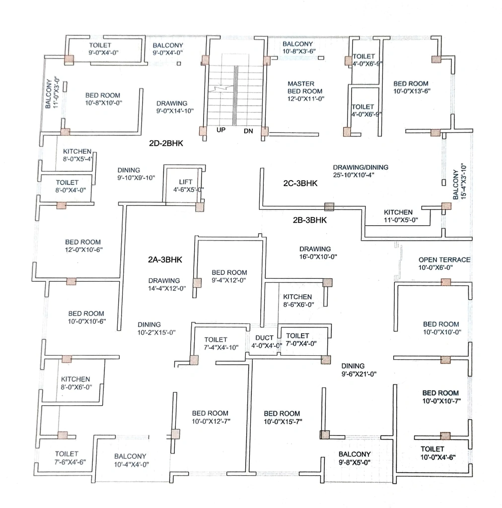 Floor Plan of Rabin Maitendri Royal in Beltola, Guwahati - Image 416864