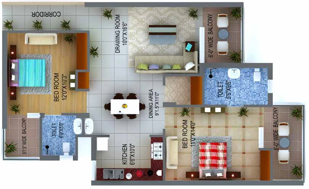 2 BHK Flat in Doon Capital Heights in null, Dehradun - Image 924046