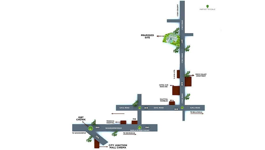 Location of Doon Capital Heights in null, Dehradun - Image 416856