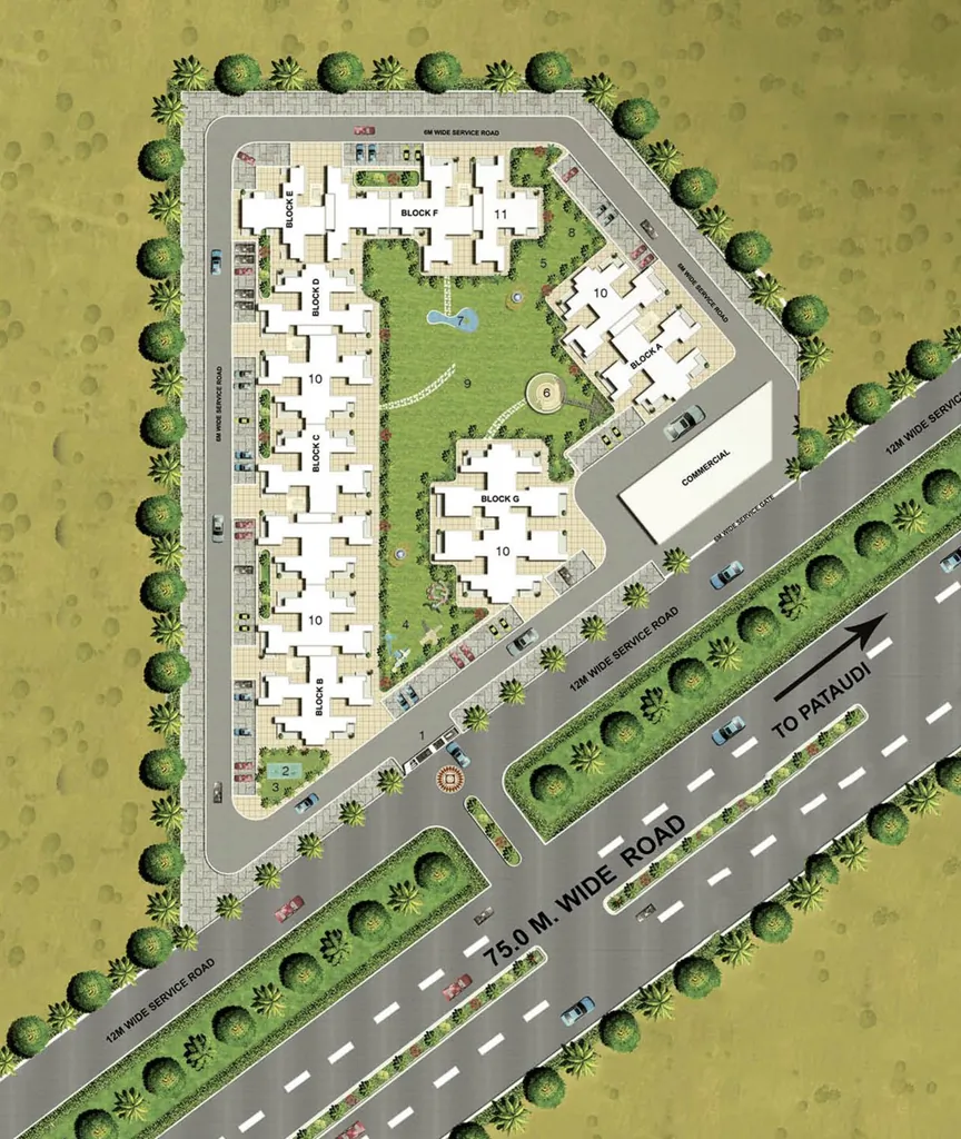 Master Plan of Ramsons Kshitij in Sector 95, Gurgaon - Image 416890