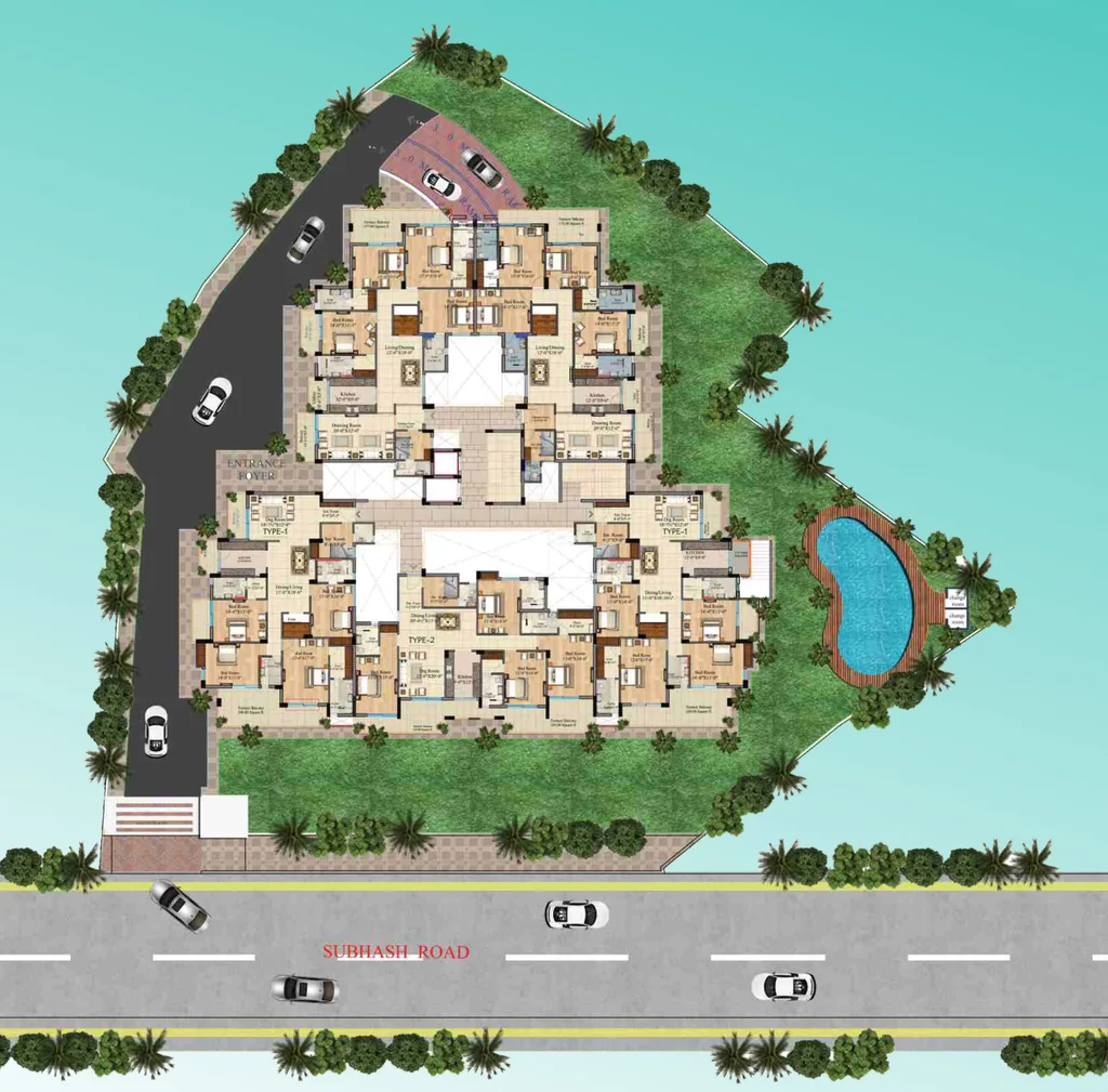 Master Plan of Mahalaxmi Lord Krishna Terraces in null, Dehradun - Image 416996