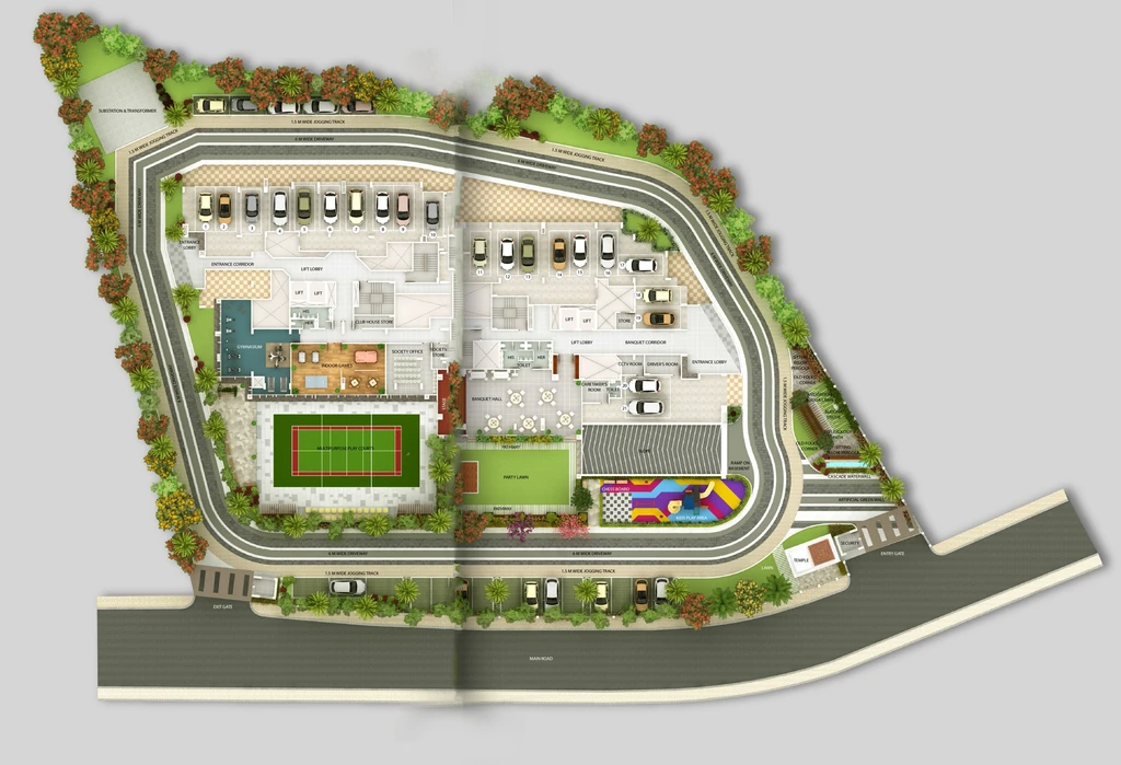 Master Plan of Shreeja Paradise in Beltola, Guwahati - Image 417049