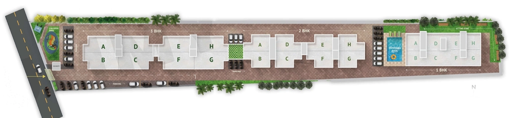 Master Plan of Empire Serenity in Ahom Gaon, Guwahati - Image 417070