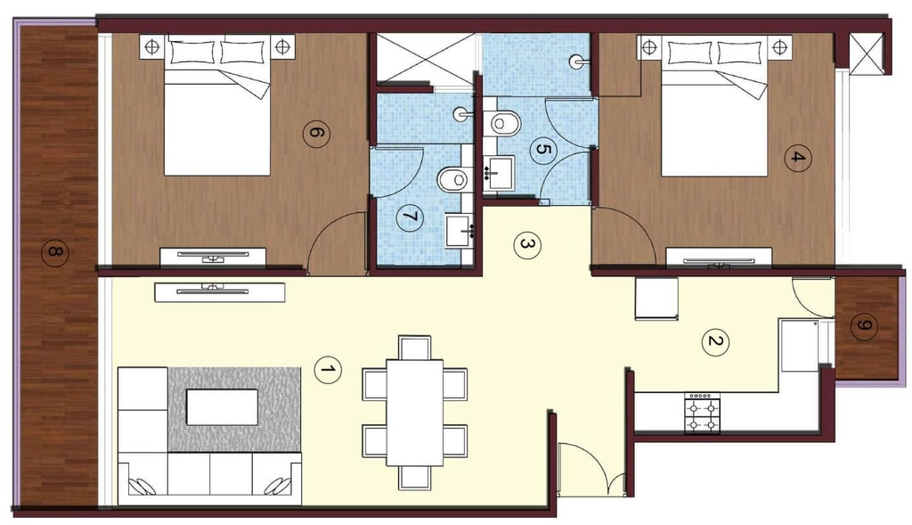 2 BHK Flat in Sikka Kimaya Greens in Sahastradhara Road, Dehradun - Image 924117